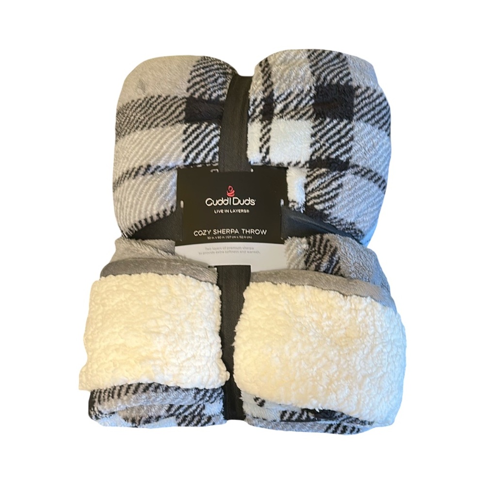 💚9M Cuddl Duds Sherpa Throw